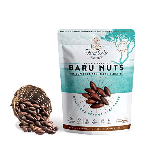 Baru Nuts Roasted, 10 Oz Resealable Bag | Crunchy And Delicious