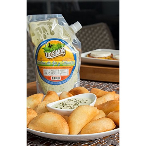 Tio Simon Garlic And Cilantro Sauce - Salsa De Ajo And Cilantro