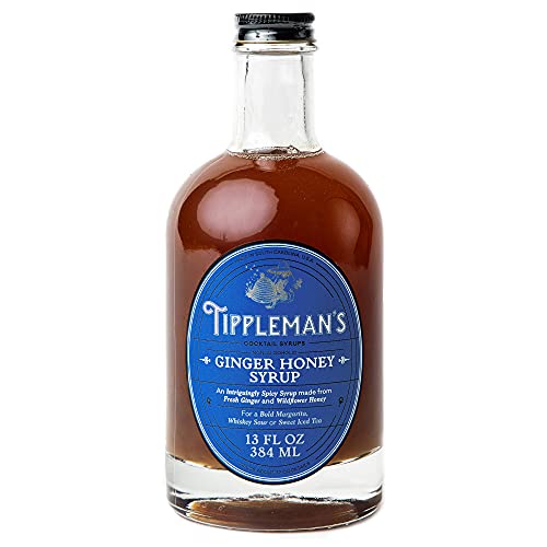 Tipplemans Ginger Honey Syrup - Craft Cocktail Mixer - All Natu...