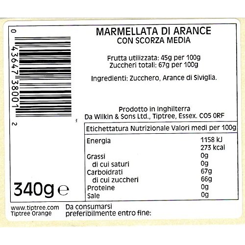 Tiptree Orange Marmalade, 12-Ounce Jars Pack Of 6