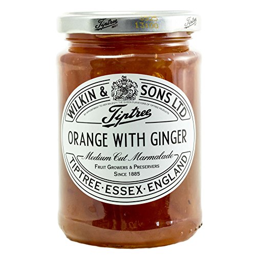 Tiptree Orange With Ginger Marmalade With Medium Cut Peel 340G Jar