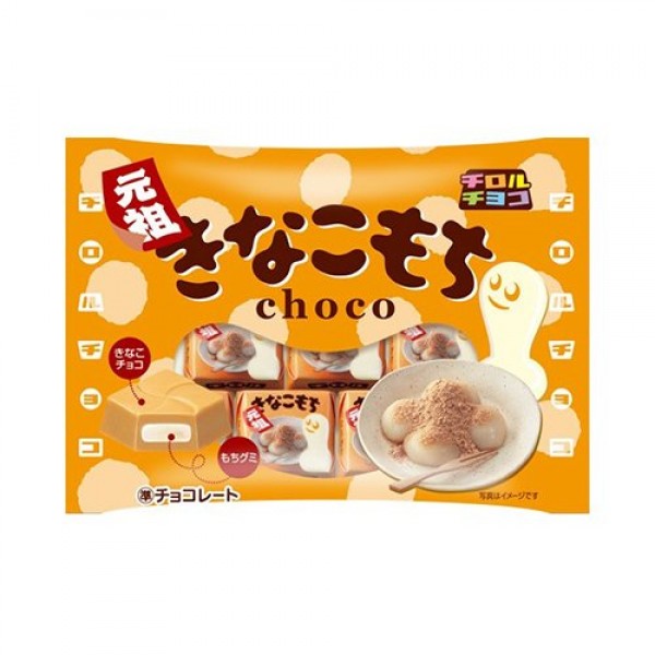 Tirol Kinako Mochi Rice Cake Gummi Soy Flour Chocolate 42G Pack