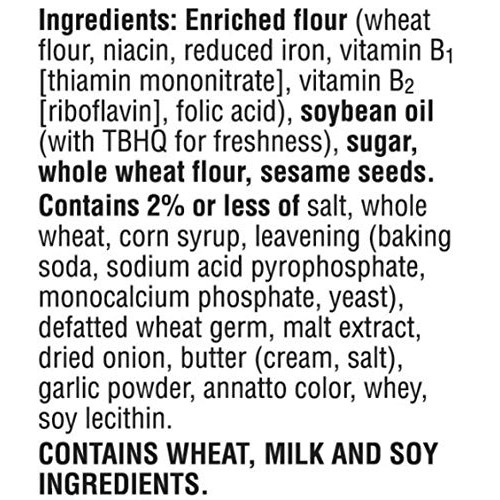 Keebler, Toasteds, Crackers, Toasted Sesame, Harvest Wheat And B