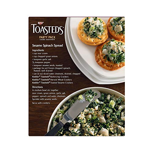 Keebler, Toasteds, Crackers, Toasted Sesame, Harvest Wheat And B