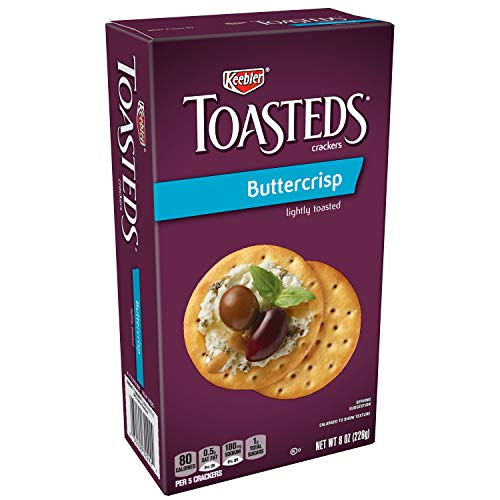 Keebler, Toasteds, Crackers, Buttercrisp, 8 Oz Keebler, Toasteds, Crackers, Buttercrisp, 8 Oz