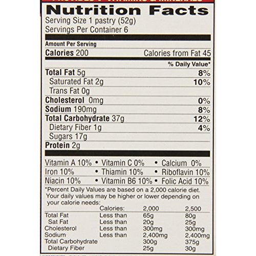 Toastem Pastry Tart, Frosted Brown Sugar Cinnamon, 11 Ounce