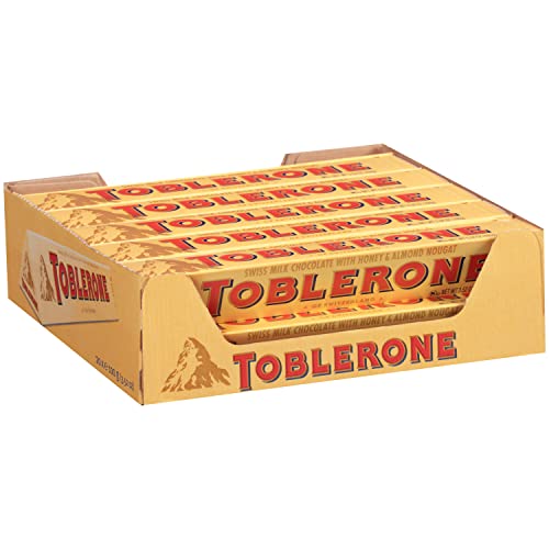 Toblerone Swiss Milk Chocolate With Honey &Amp; Almond Nougat, Easte