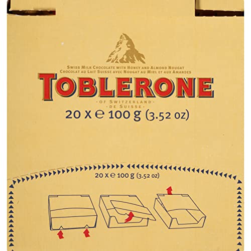 Toblerone Swiss Milk Chocolate With Honey &Amp; Almond Nougat, Easte