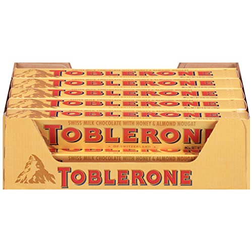 Toblerone Swiss Milk Chocolate With Honey &Amp; Almond Nougat, Easte