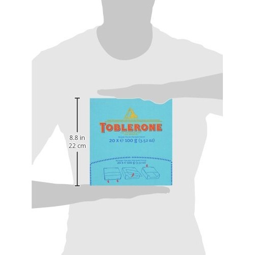 Toblerone Swiss Milk Chocolate With Salted Caramelized Almonds &Amp;