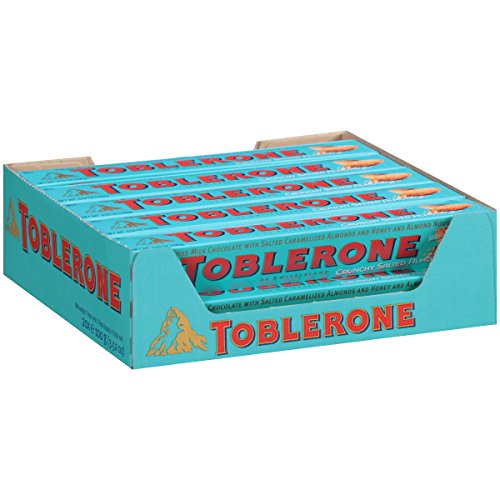 Toblerone Swiss Milk Chocolate With Salted Caramelized Almonds &Amp;