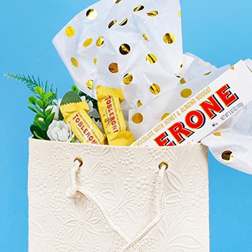 Toblerone Swiss White Chocolate Bars With Honey &Amp; Almond Nougat,