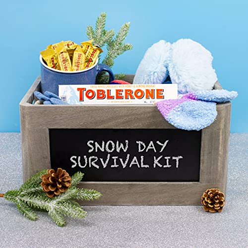 Toblerone Swiss White Chocolate Bars With Honey &Amp; Almond Nougat,