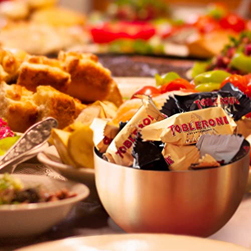 Toblerone Tiny Chocolate Variety Pack of White, Dark and Milk Ch...