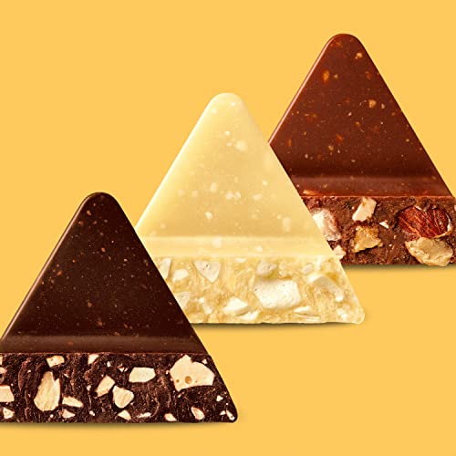 Toblerone Tiny Chocolate Variety Pack of White, Dark and Milk Ch...