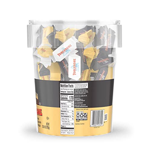 Toblerone Tiny Chocolate Variety Pack of White, Dark and Milk Ch...