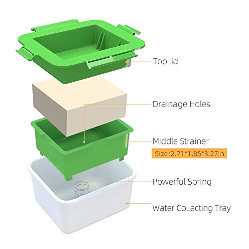 Tofiigrem Tofu Press - Easily Removes Water From Tofu For Better