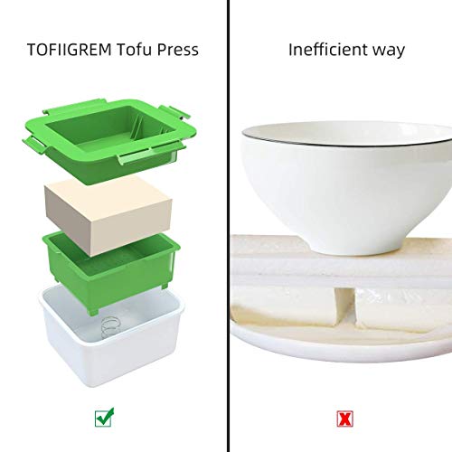 Tofiigrem Tofu Press - Easily Removes Water From Tofu For Better