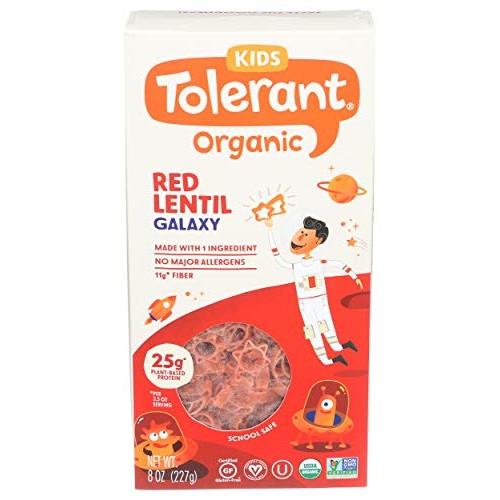 Tolerant Foods Organic Galaxy Red Lentils, 8 Oz