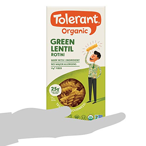 Tolerant Organic Gluten Free Rotini Pasta Variety Pack Green Le