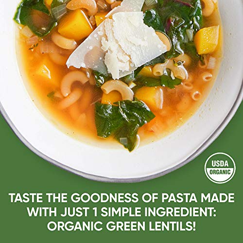 Tolerant Organic Green Lentil Elbow Pasta, 8 Oz Box Case Of 6,