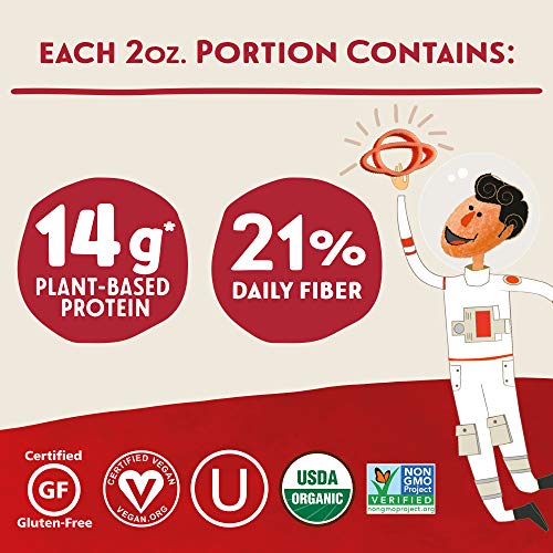 Tolerant Organic Kids Red Lentil Galaxy Pasta, 8 Ounce Box Case