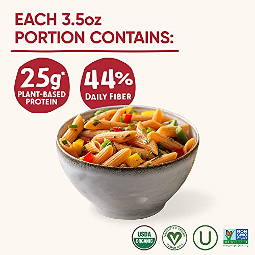 Tolerant Organic Red Lentil Penne Pasta, 8 Oz Box Case Of 6, P