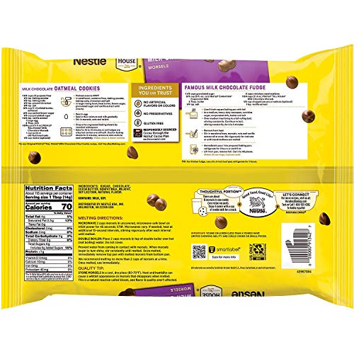 NESTLE -NESTLE TOLL HOUSE Milk Chocolate Morsels BULK 2 PACK, 1...