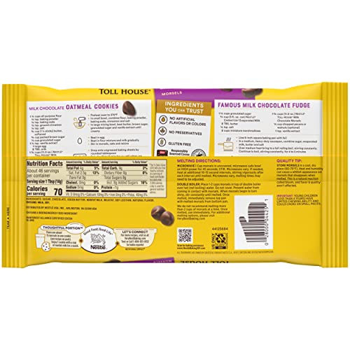 Nestle Toll House, Milk Chocolate Morsels, 23 Oz