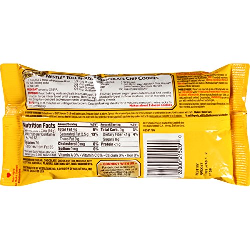 Nestle Toll House Semi-Sweet Chocolate Morsels, 6-Ounce Bags Pa...