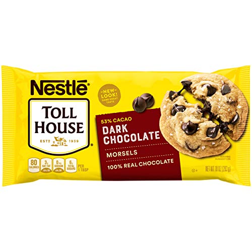 Toll House Dark Chocolate Morsels, 10-Ounce Pack of 6