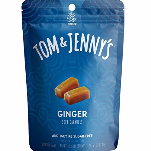 Tom &Amp; Jennys Sugar Free Soft Caramel Candy With Sea Salt And Gi