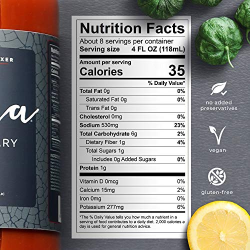 Bloody Mary Mix Original, Gluten Free, Vegan, Low Carb, Keto Fri