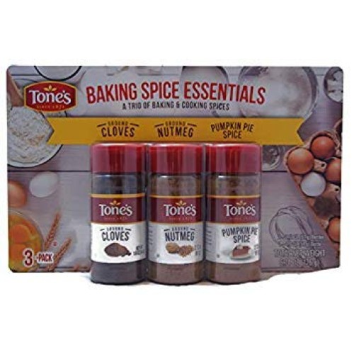 Tones Baking Spice Essentials Kit - Ground Cloves, Ground Nutme