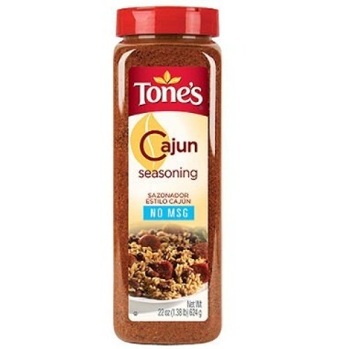 Tones Cajun Seasoning - 22 Oz. Shaker 2 Pack