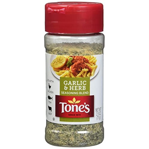 Tones Garlic & Herb Seasoning Blend, 2.5 oz