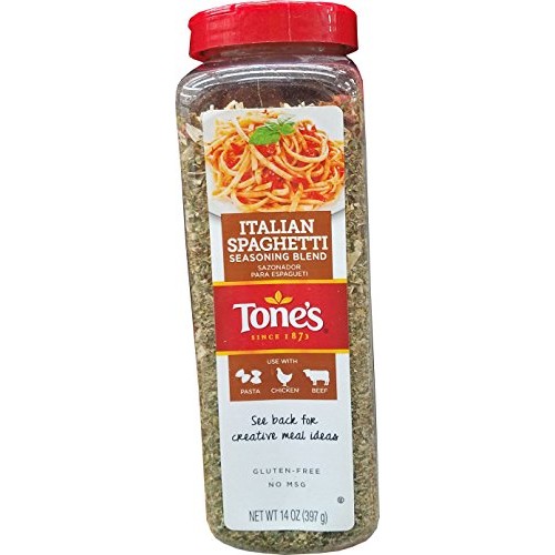 Tones Italian Spaghetti Seasoning Blend, 14 Ounce