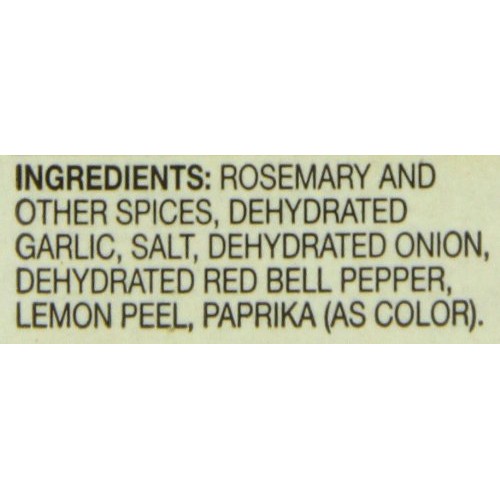 Tones Seasoning, Rosemary Garlic, 6.25 Ounce