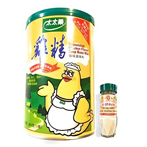 Granulated Chicken Flavor Soup Base Mix 1 Lb And 1 White Pepper