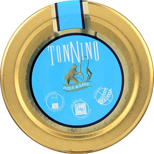 Tonnino Tuna, Tuna Fillets Yellow Fin Spring Water, 6.7 Ounce