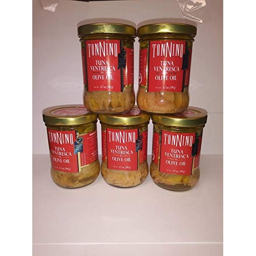 New Tonnino Tuna Ventresca,In Olive Oi 6.7 Oz Pack Of 5 …