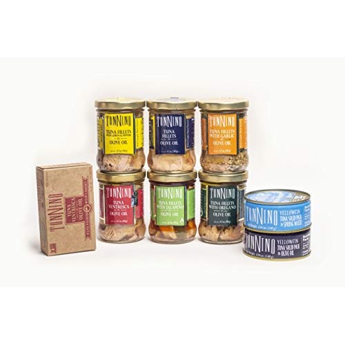 Tonnino Canned Tuna Low Calorie And Gluten Free Yellowfin 4 Oz.