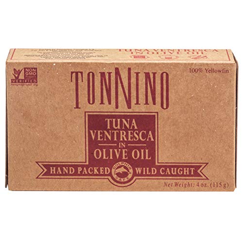 Tonnino Canned Tuna Low Calorie And Gluten Free Yellowfin 4 Oz.