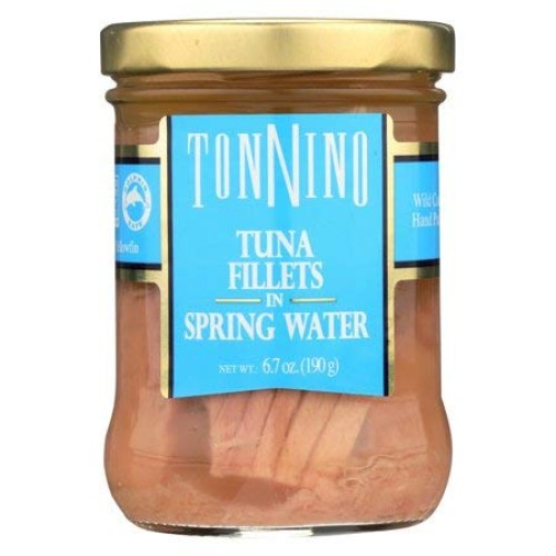 Tonnino Tuna Fillet In Spring Water 6.7 Ounces Pack Of 6