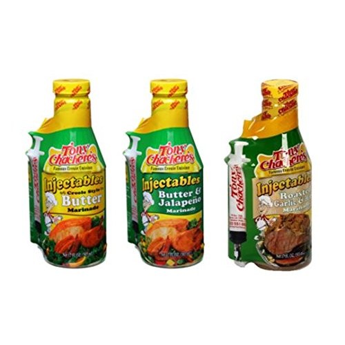 Tony Chachere Injectable Marinade Variety Pack, Butter Jalapeno