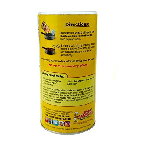 Tony Chacheres Instant Brown Gravy Mix - 10 Oz