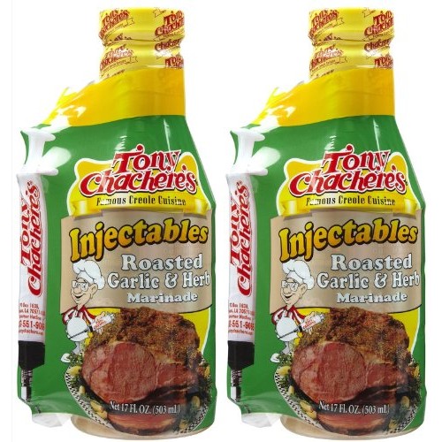 Tony Chacheres Marinade Roasted Garlic & Herb W/ Injector, 17 o...