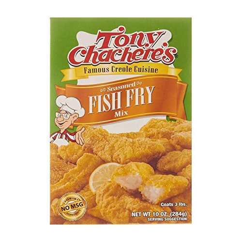 Tony Chacheres Mix Fish Fry Seasoned 10Oz
