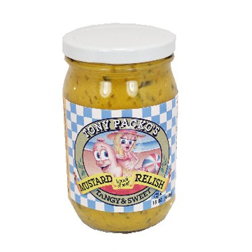 Tony Packo Mustard Relish - 16 Oz 4 Pack