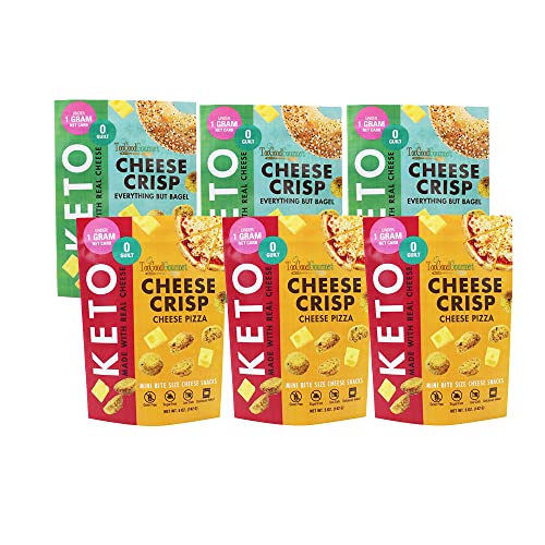 Too Good Gourmet 6 Pack Of Assorted Keto Crisp Cheese Cookies |